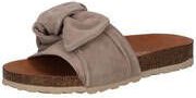 Verbenas Roxy Velour Pantolette Damen beige
