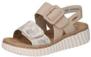 Rieker Keilsandale Damen beige