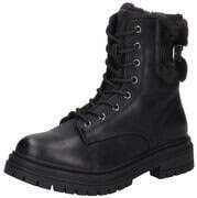 smiling for feet Schnür Boots Damen schwarz