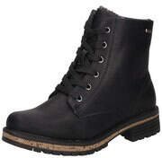 Via della Rosa Schnürstiefelette Damen schwarz