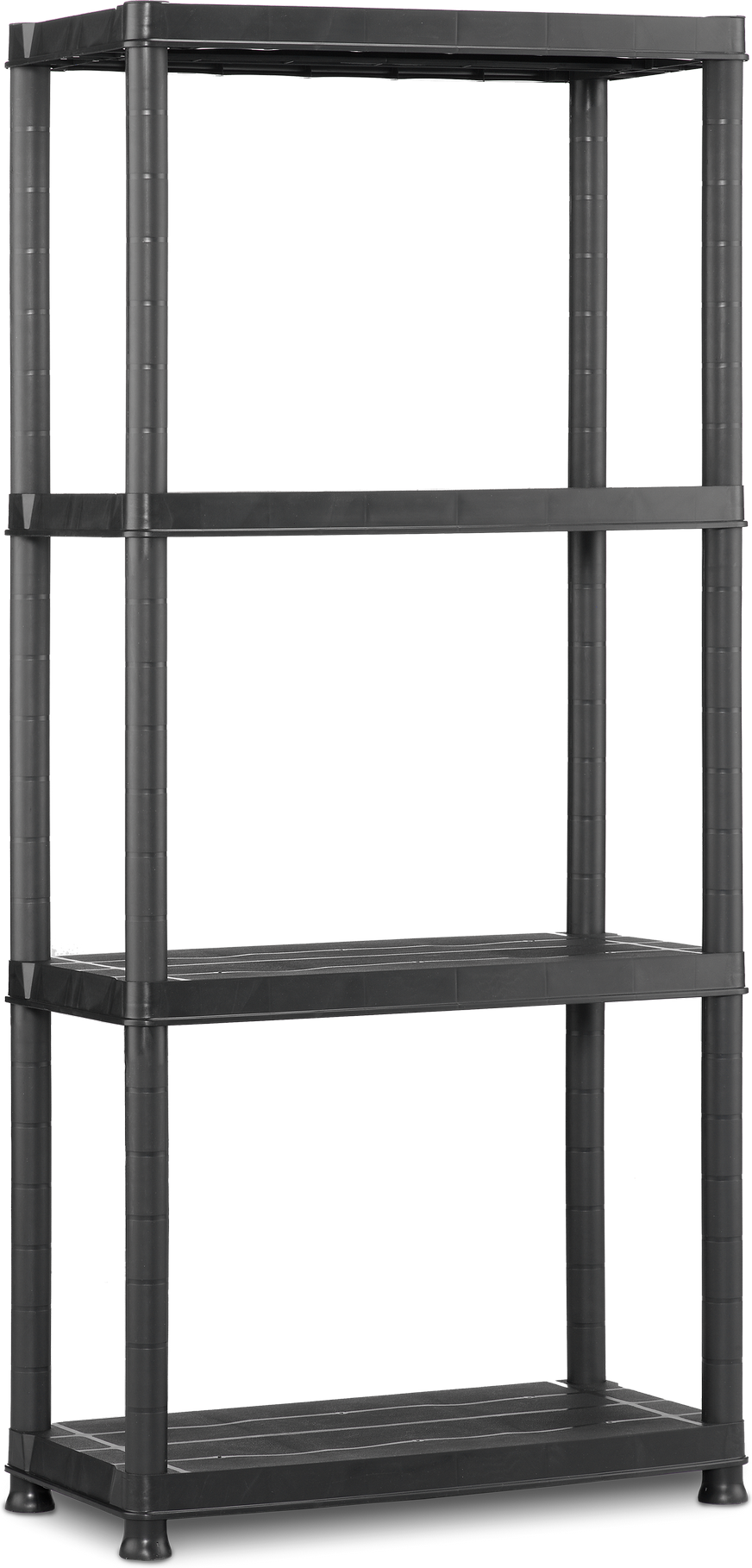 toom Kunststoffregal 130 x 61 x 31 cm 4 Böden à 25 kg