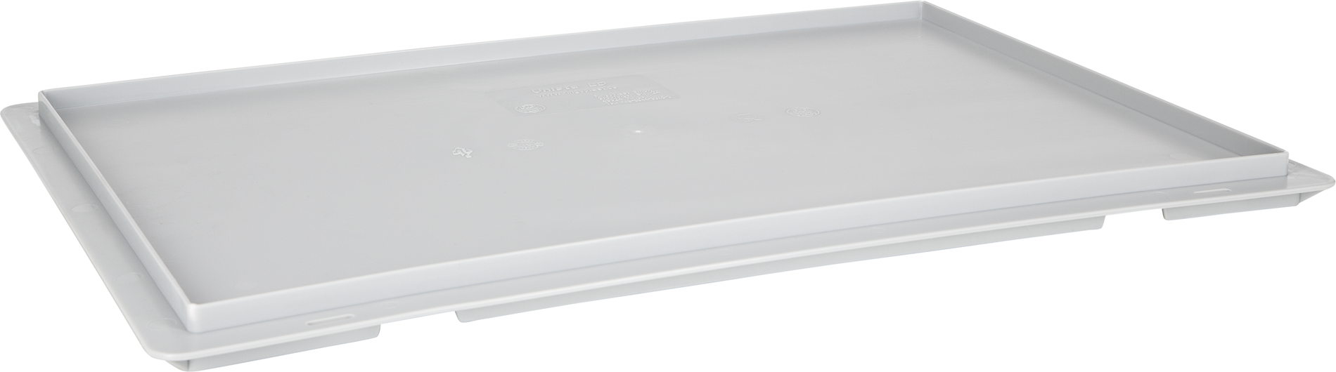 Alutec Auflagedeckel für Kunststoffbehälter grau 60 x 40 cm