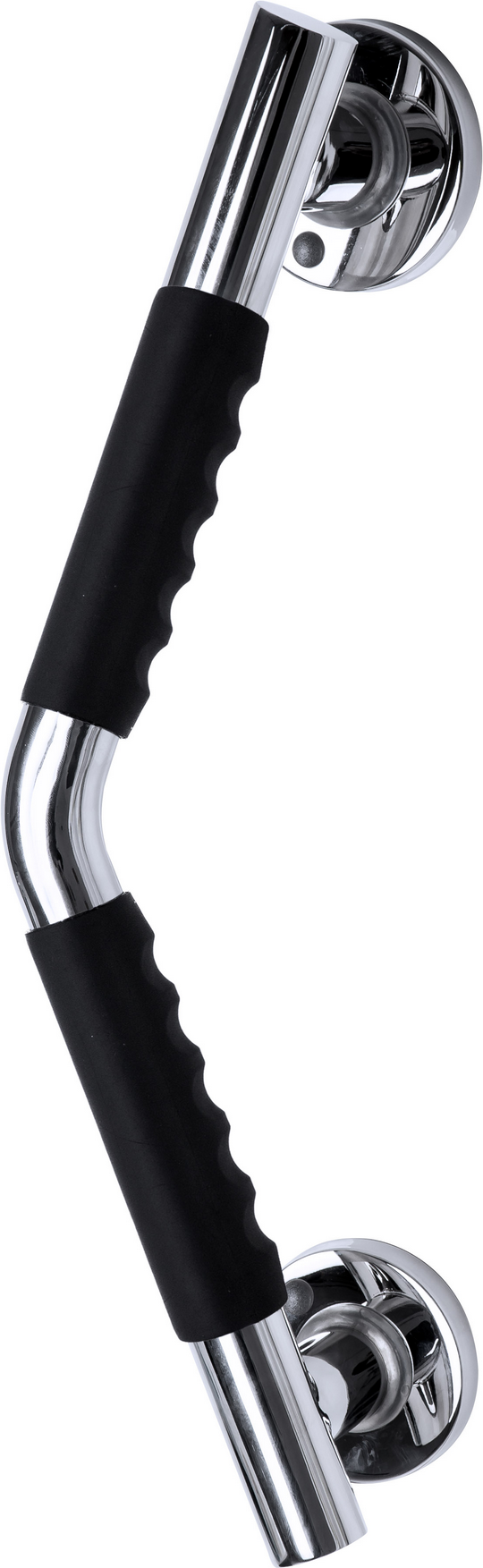 Ridder Badewannen-Haltegriff 'Ken' chromfarben schwarz 48 cm bis 110 kg