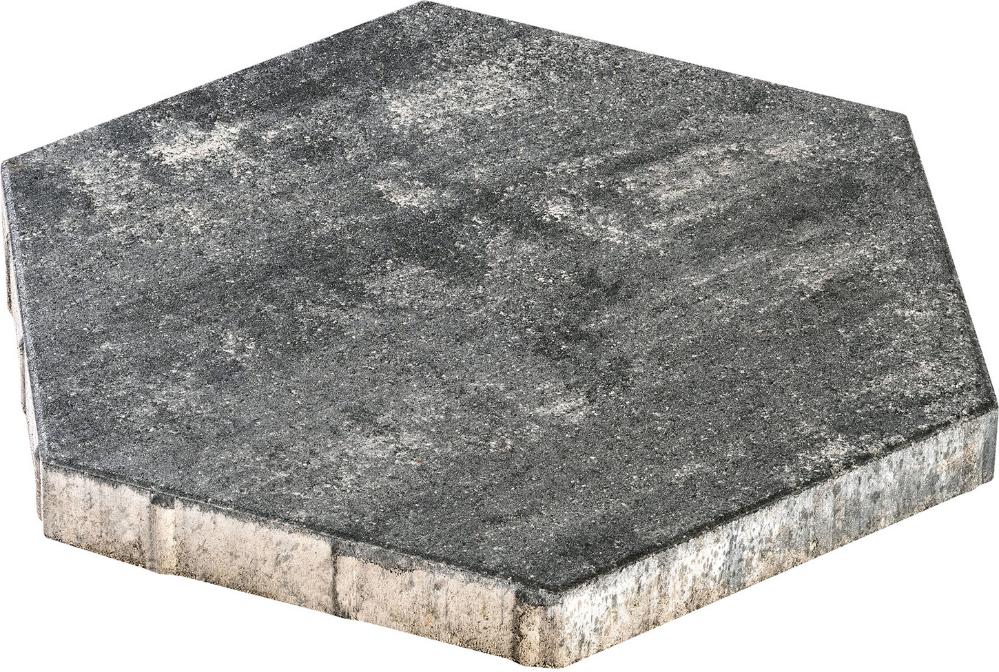 Diephaus Terrassenplatte 'T-Court Hexagon' Beton grau 46 x 40 x 4 cm