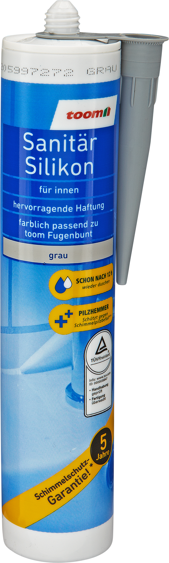 Thumbnail - toom Sanitärsilikon grau 310 ml