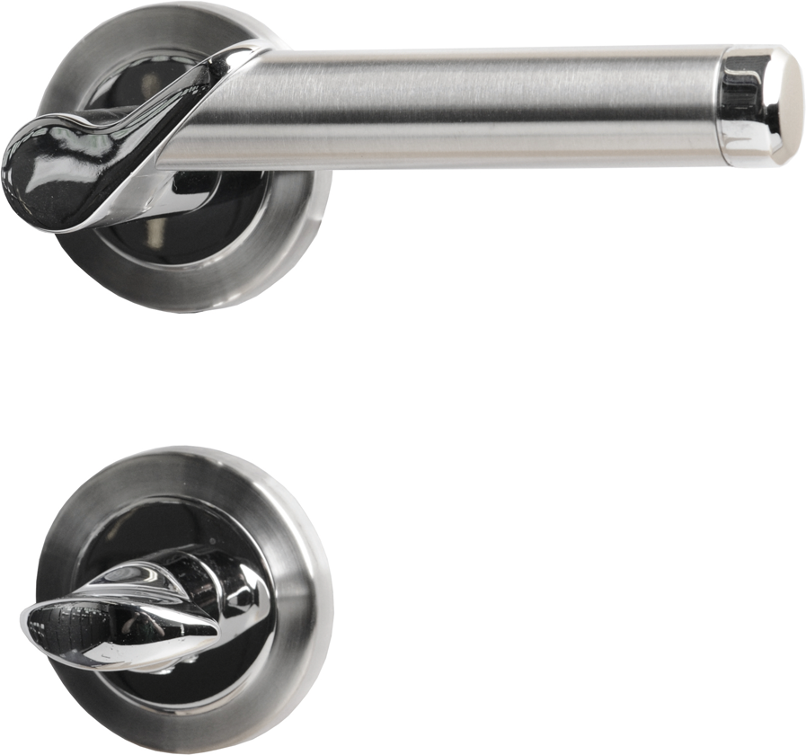 Alpertec Rosettengarnitur "Elaine R" chromfarben 37-42mm