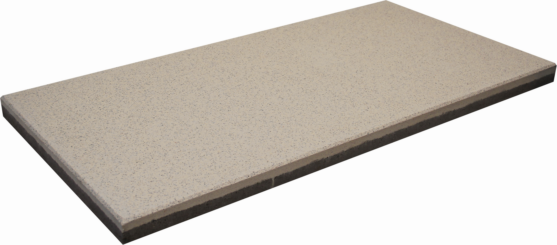 EHL Platte 'Marlux Mesafino' greige 80 x 40 x 3,8 cm