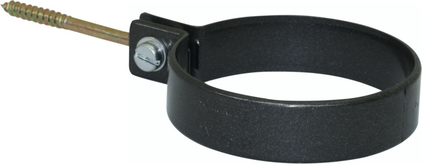 Marley Rohrschelle mit Ringschraube anthrazit-metallic DN 53, 2 Stück