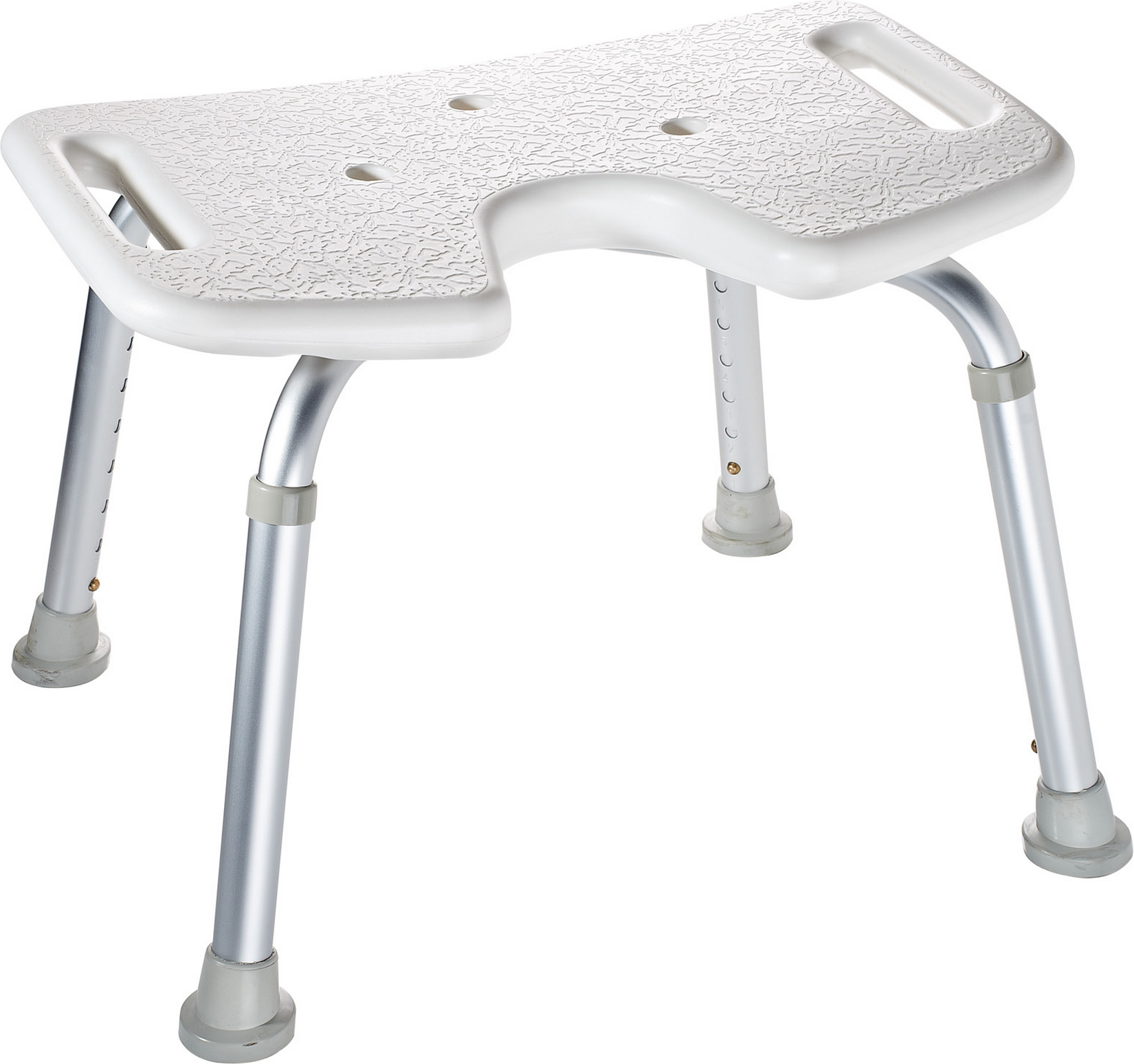 Ridder Bade-/Duschhocker höhenverstellbar mit Hygieneausschnitt