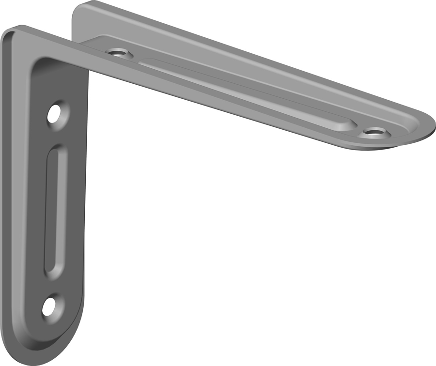 Thumbnail - Element System Metallkonsole 'Arena' grau 8 x 12 cm