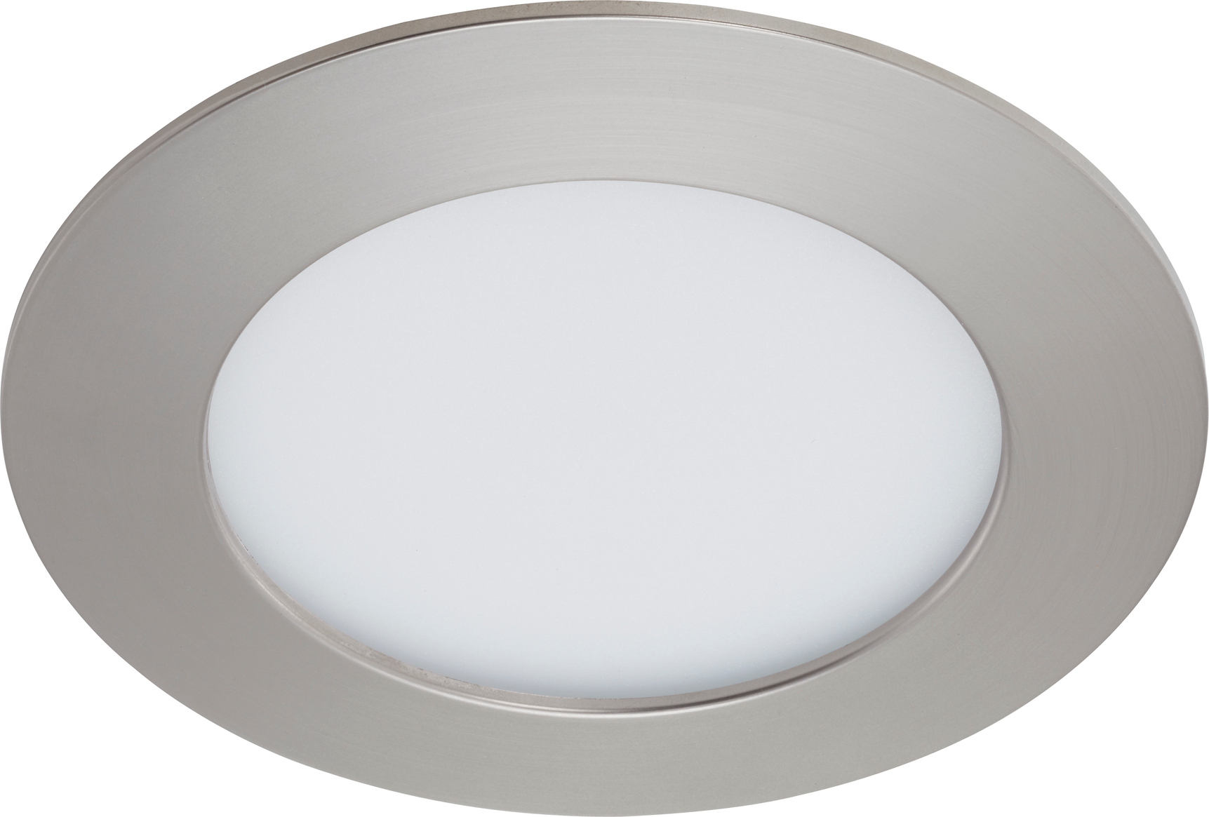 Briloner LED-Einbauleuchte 'Flat' matt-nickel 8 W