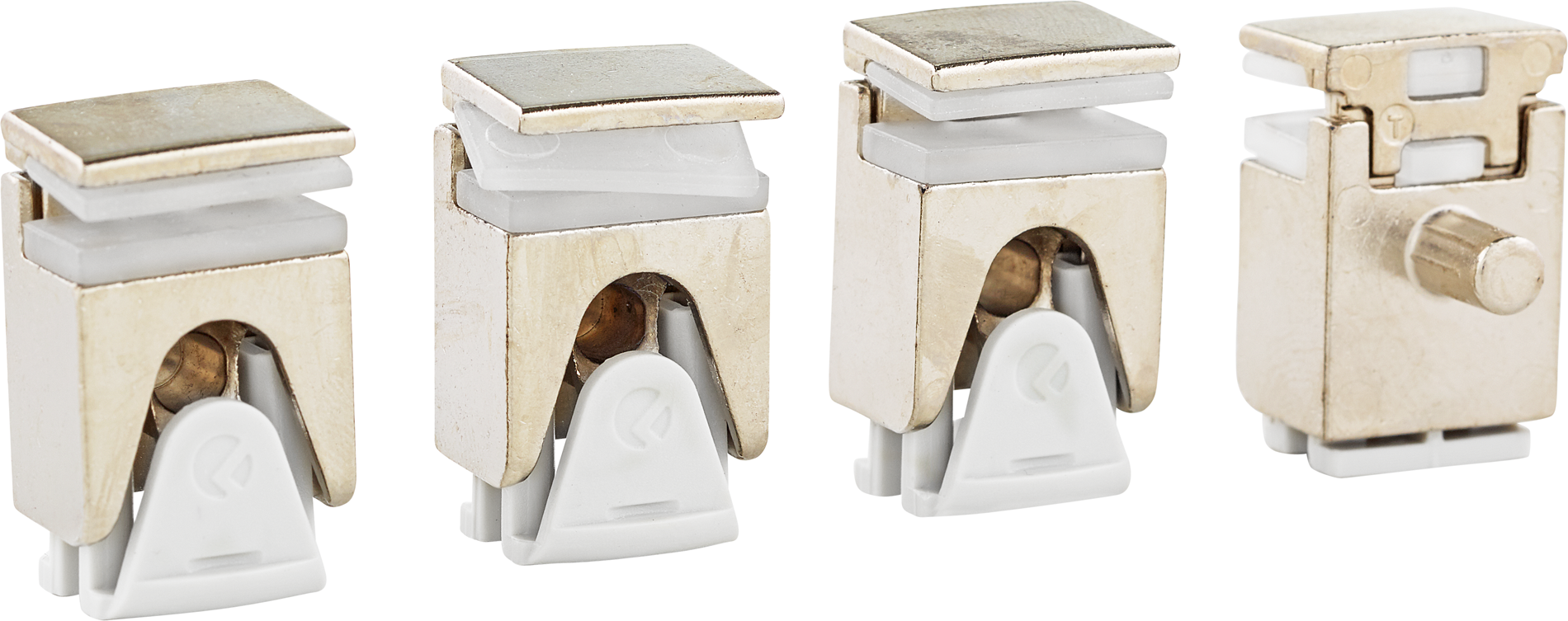 toom Glasbodenträger Stahl silbern Ø 5 mm 4 Stück