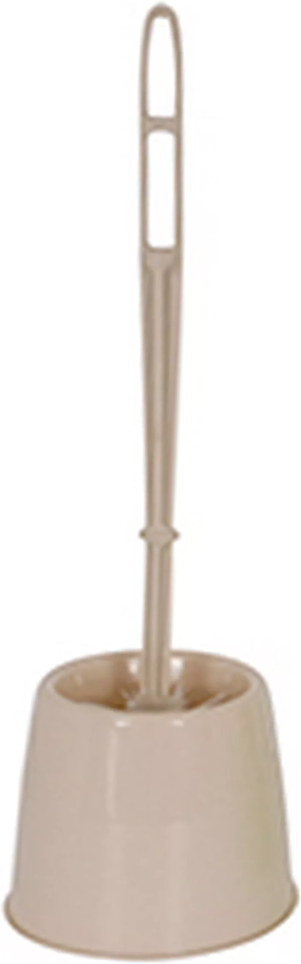 Thumbnail - MSV WC-Bürstengarnitur beige Ø 12,5 x 38 cm