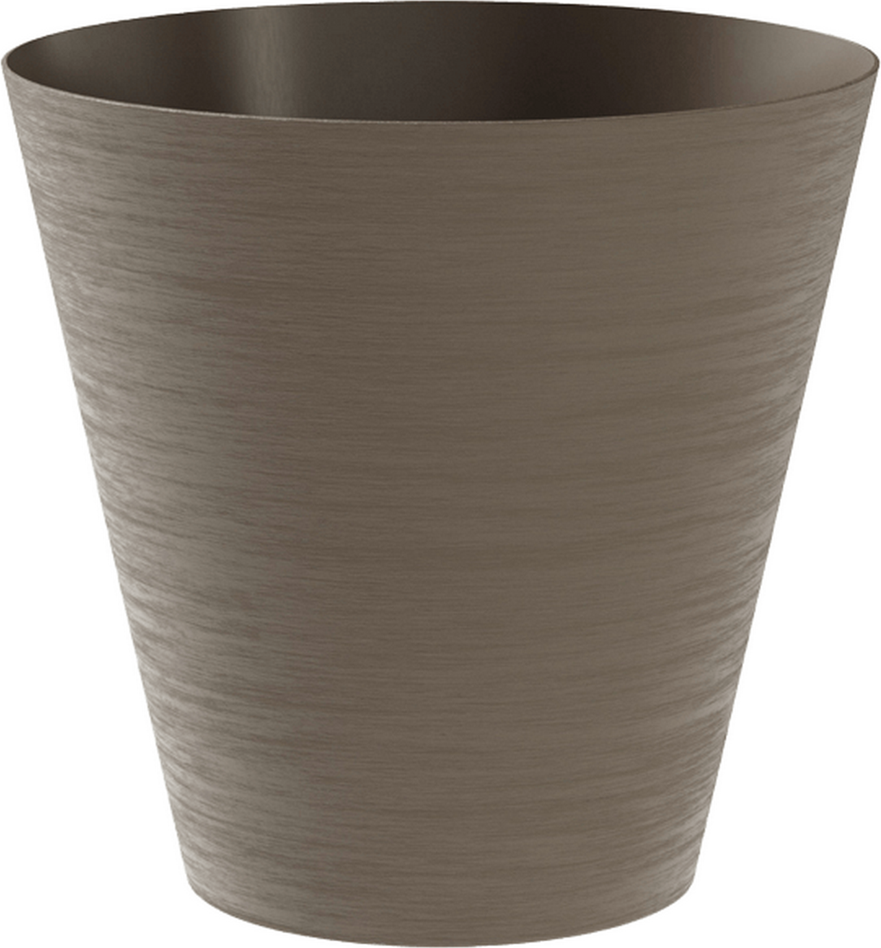 Pflanzgefäß 'Hoop' braun Ø 16 x 15 cm