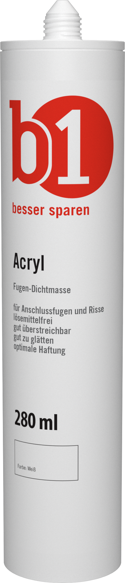 B1 Acryl weiß 280 ml