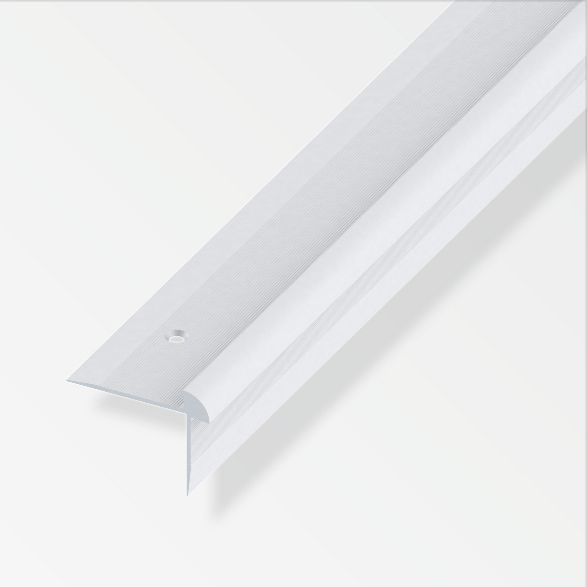 alfer Übergangsprofil 'Dekor' silberfarben 40 x 3 x 1000 mm