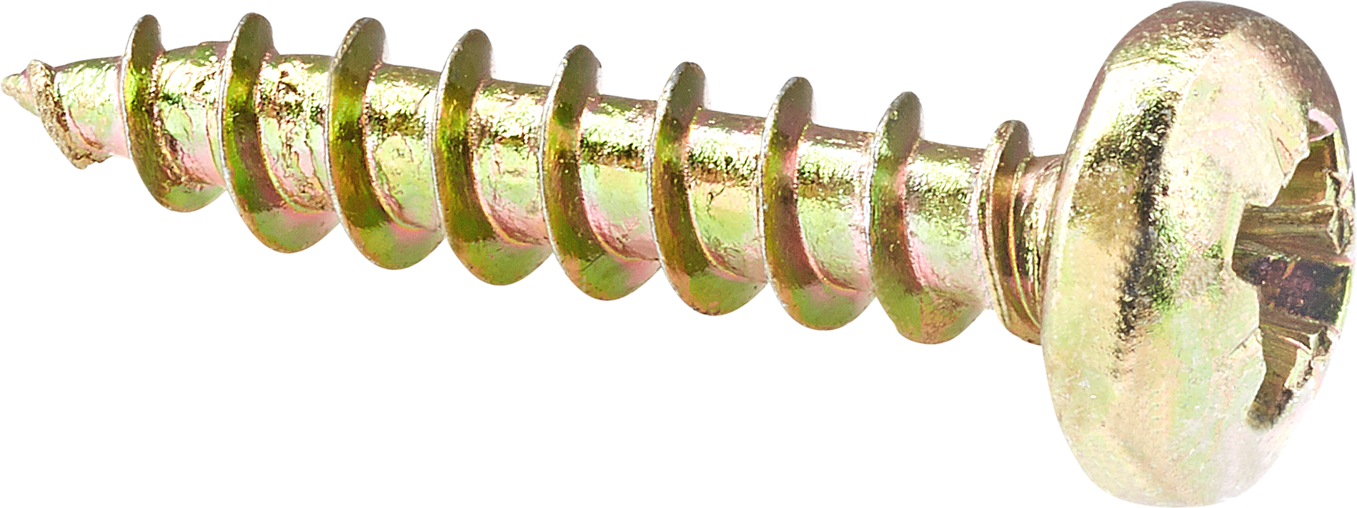 toom Flechtzaunschrauben PZ2 Kreuzschlitz Stahl gelb verzinkt 4,0 x 20 mm 120 Stück