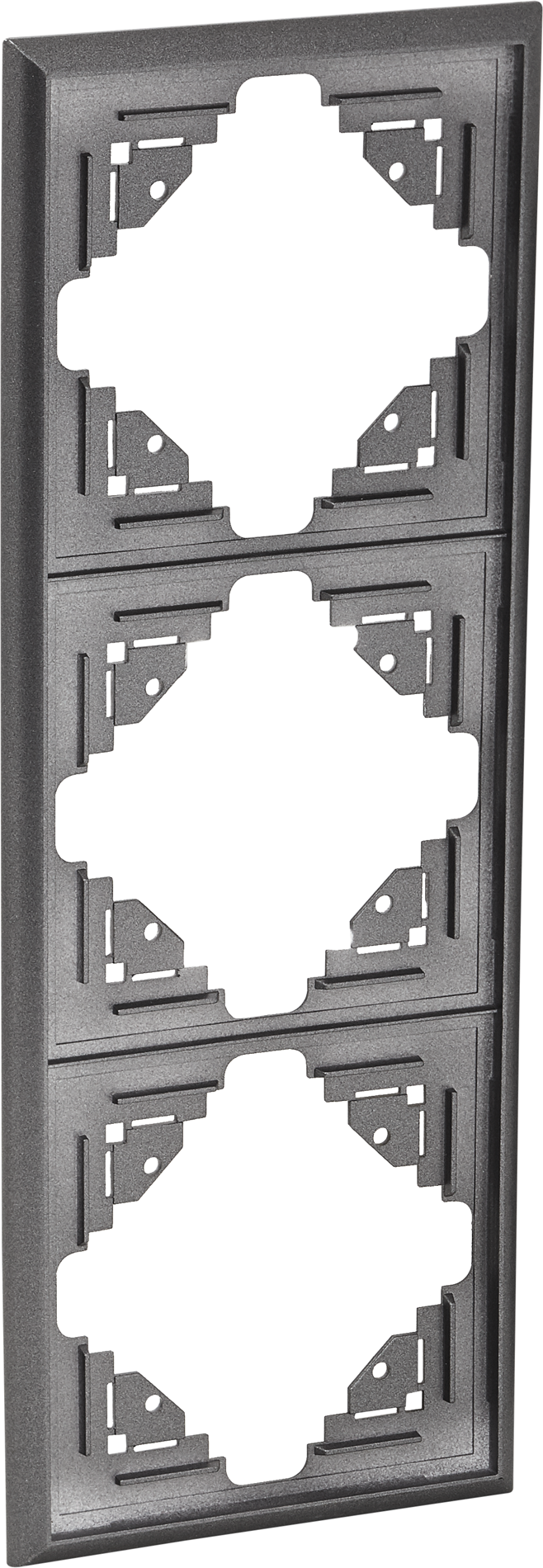 Kopp Abdeckrahmen 'Malta' 3-fach anthrazit