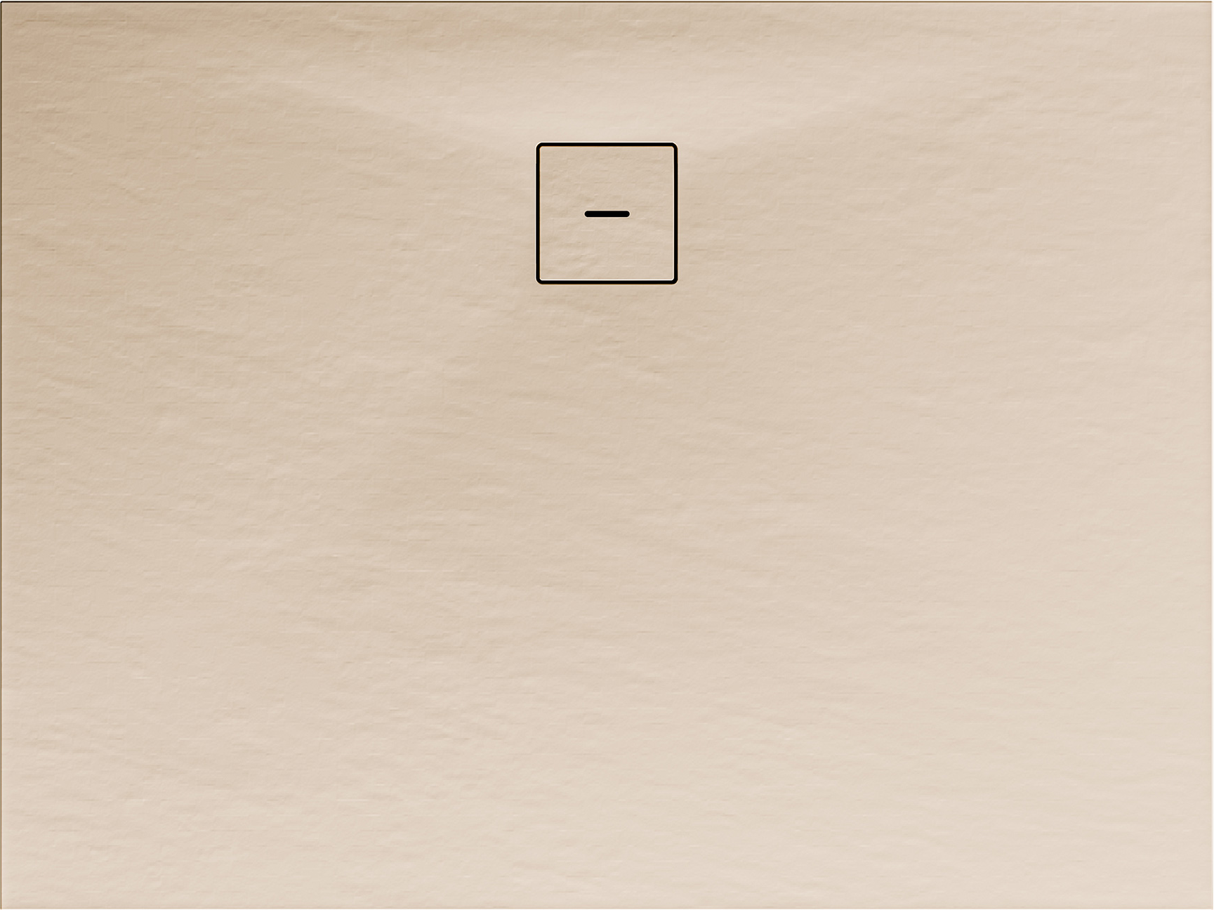 Thumbnail - Schulte Duschwanne, Mineralguss, flach, sand, rechteckig, 100 x 90 x 4 cm