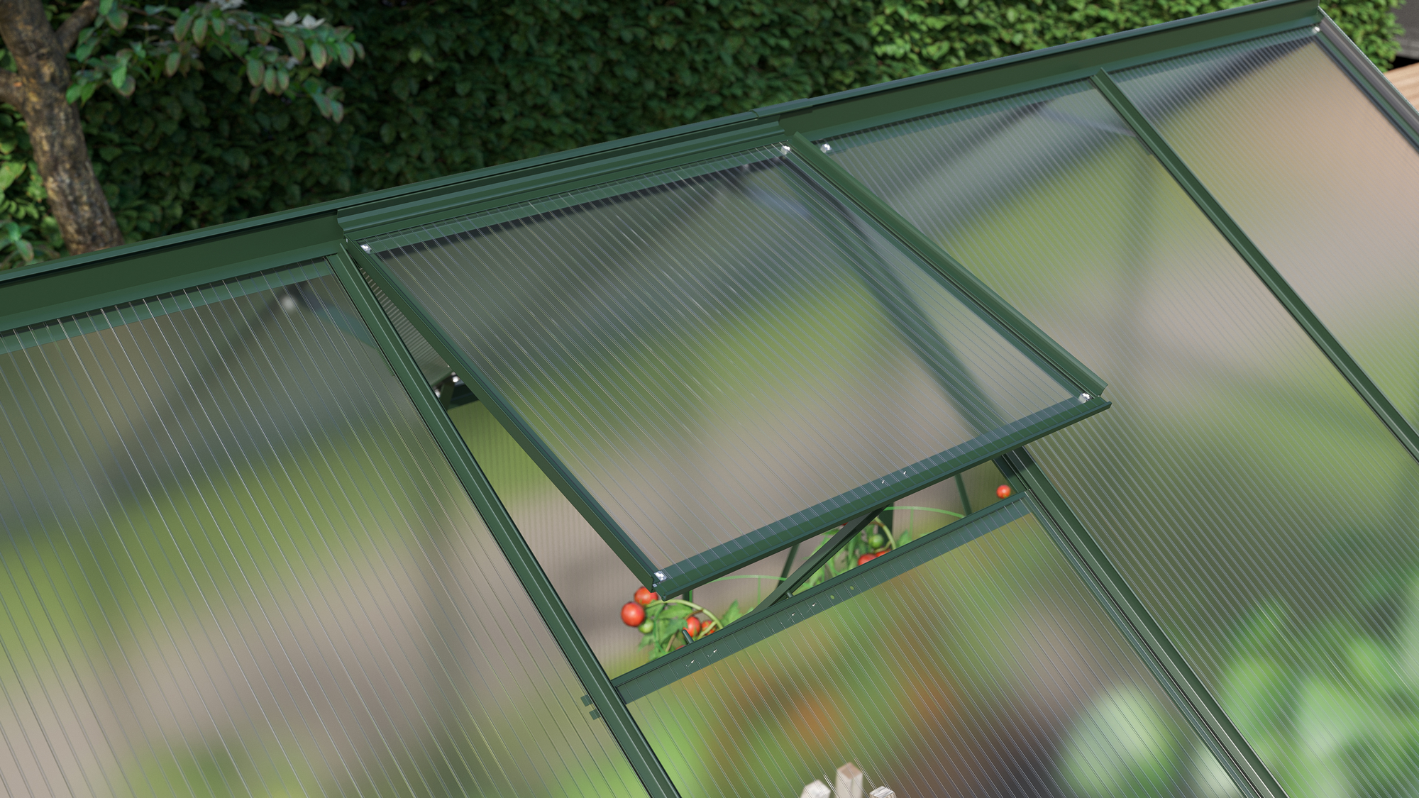 Thumbnail - Vitavia Dachfenster für Comet/Pollux ohne Glas smaragd
