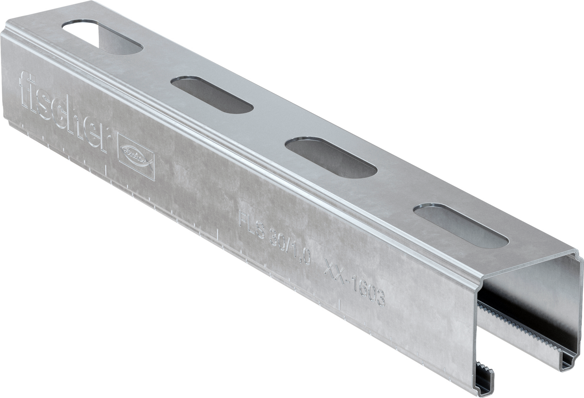 Fischer U-Profil Montageschiene 'FLS 30/1.0' Stahl verzinkt 50 cm