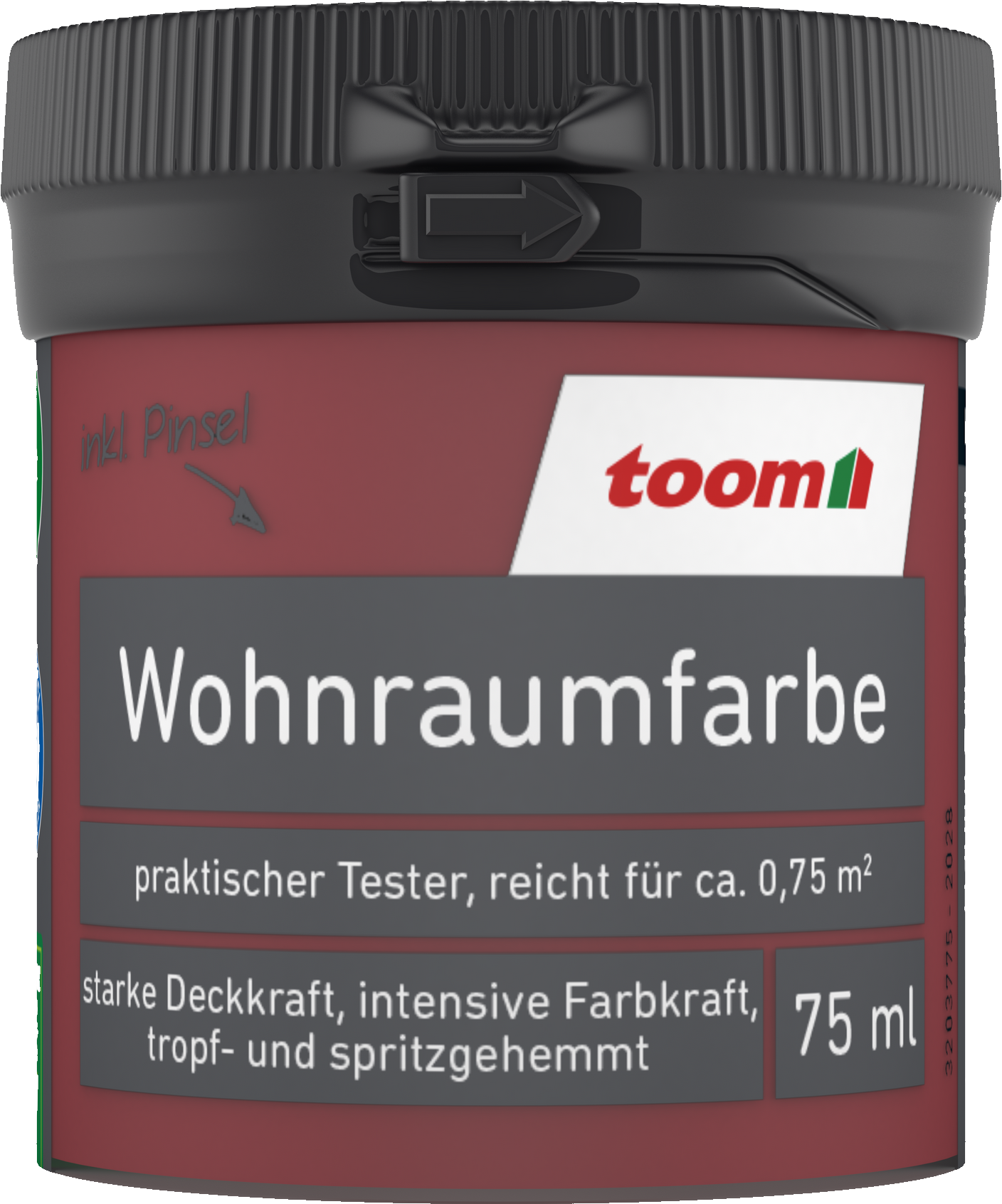 Thumbnail - toom Wohnraumfarbe kirschrot matt 75 ml