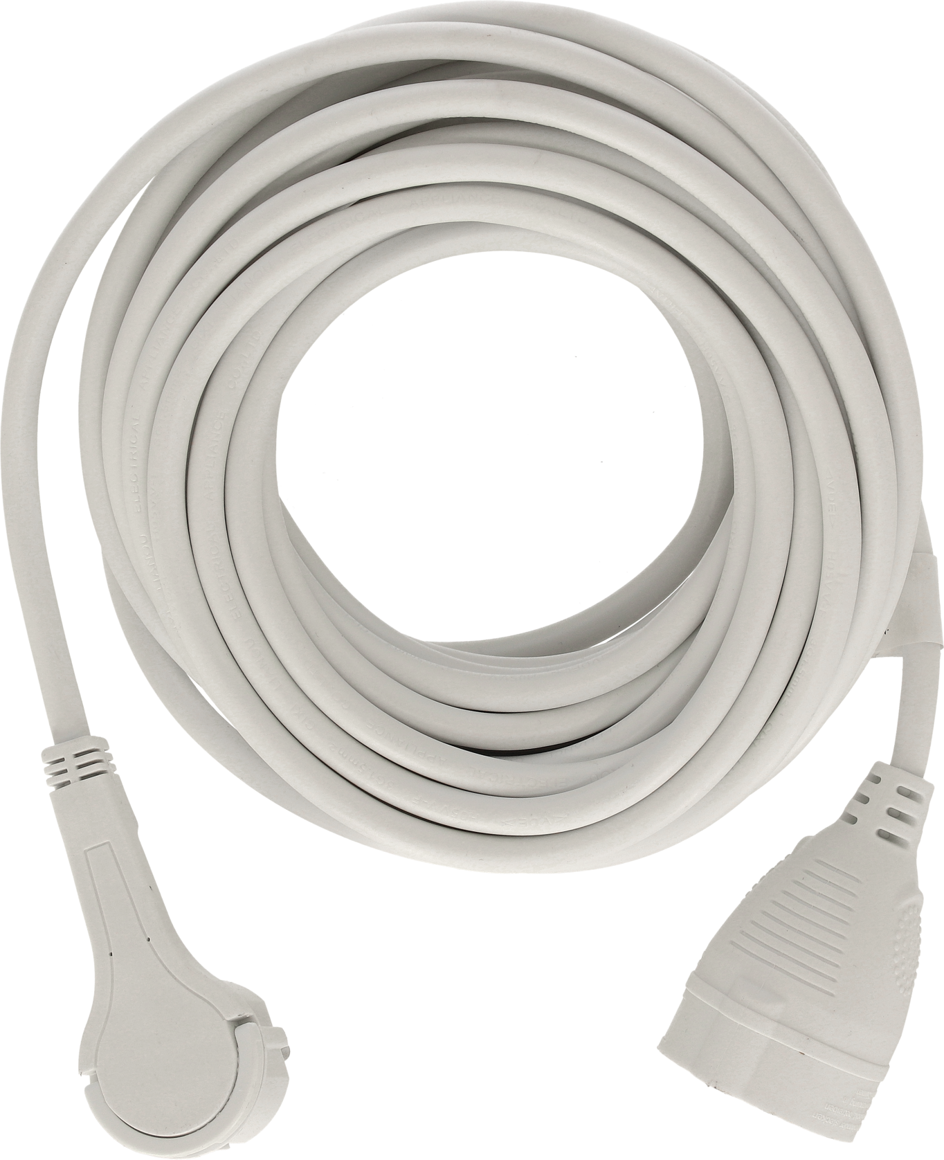 Verlängerungskabel 'H05VV-F' weiß 10 m
