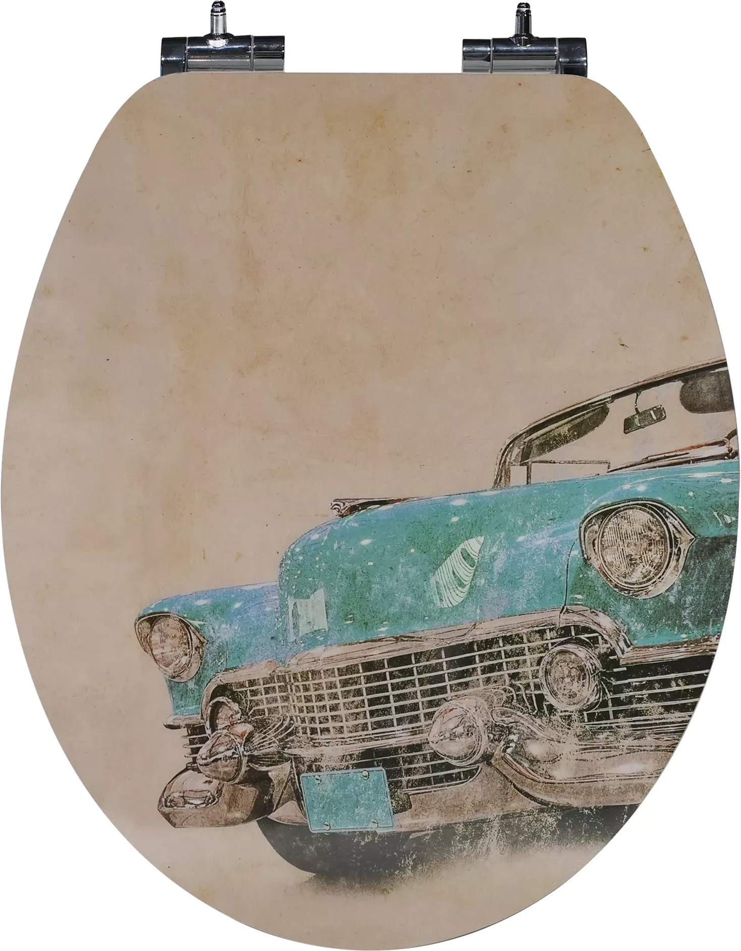 toom WC-Sitz 'Havanna' mit Absenkautomatik Holzkern