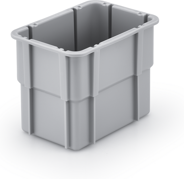 Alutec Einsatz für Kunststoffbehälter grau 13 x 9 x 10 cm