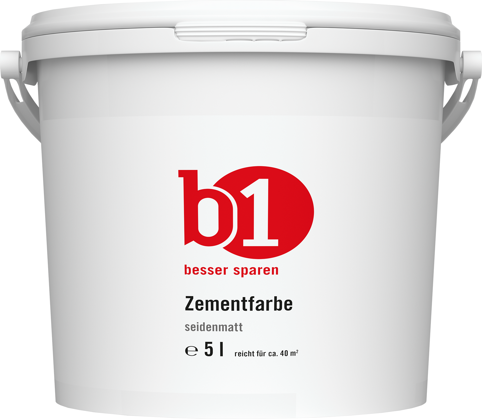 B1 Zementfarbe rotbraun 5 l