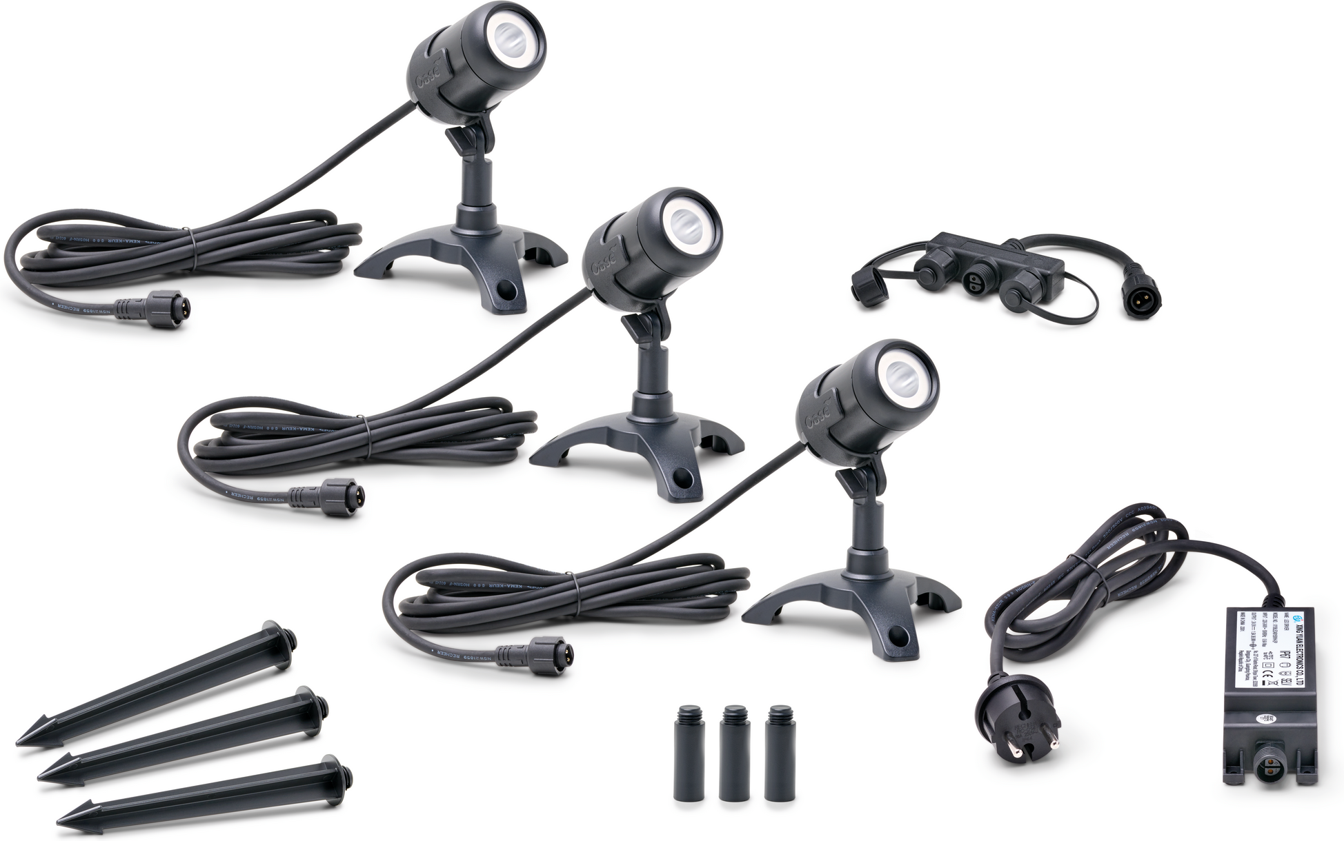 Oase Teichbeleuchtung 'LunAqua Connect S Set 3' warmweiß