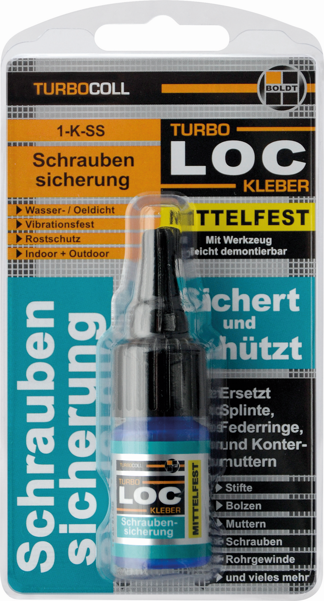 Boldt Schraubensicherung 'Turbocoll TurboLOC' mittelfest 5 g