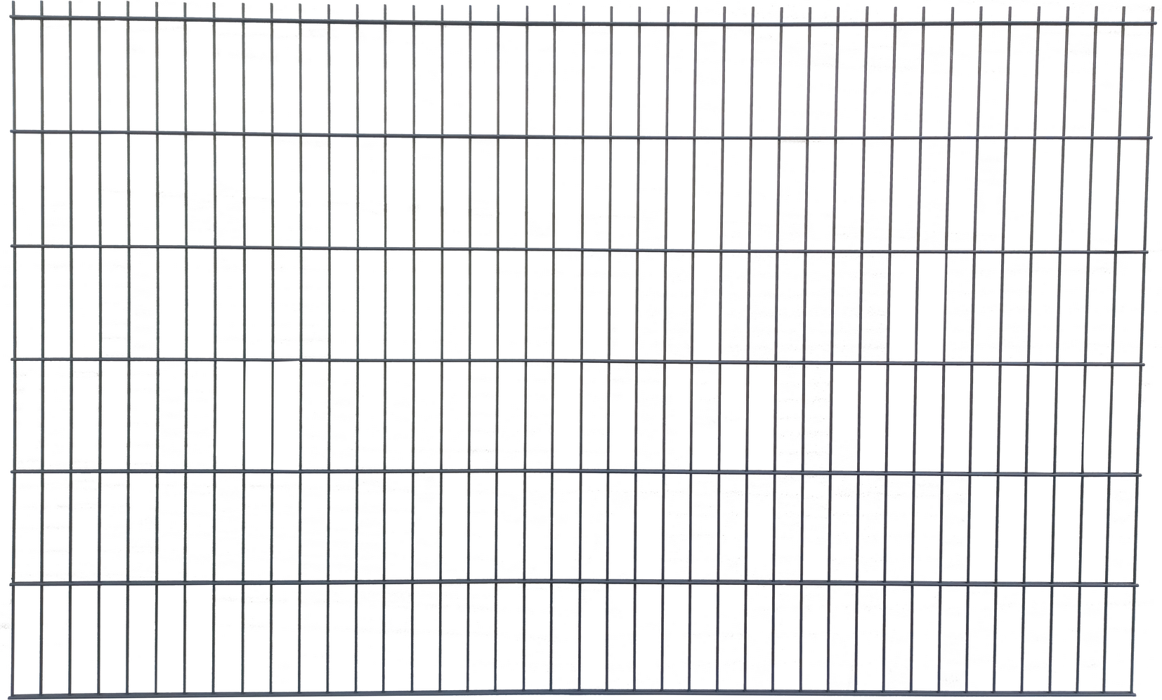Thumbnail - Doppelstabmatte 'Ivar' Stahl anthrazit 200 x 123 cm