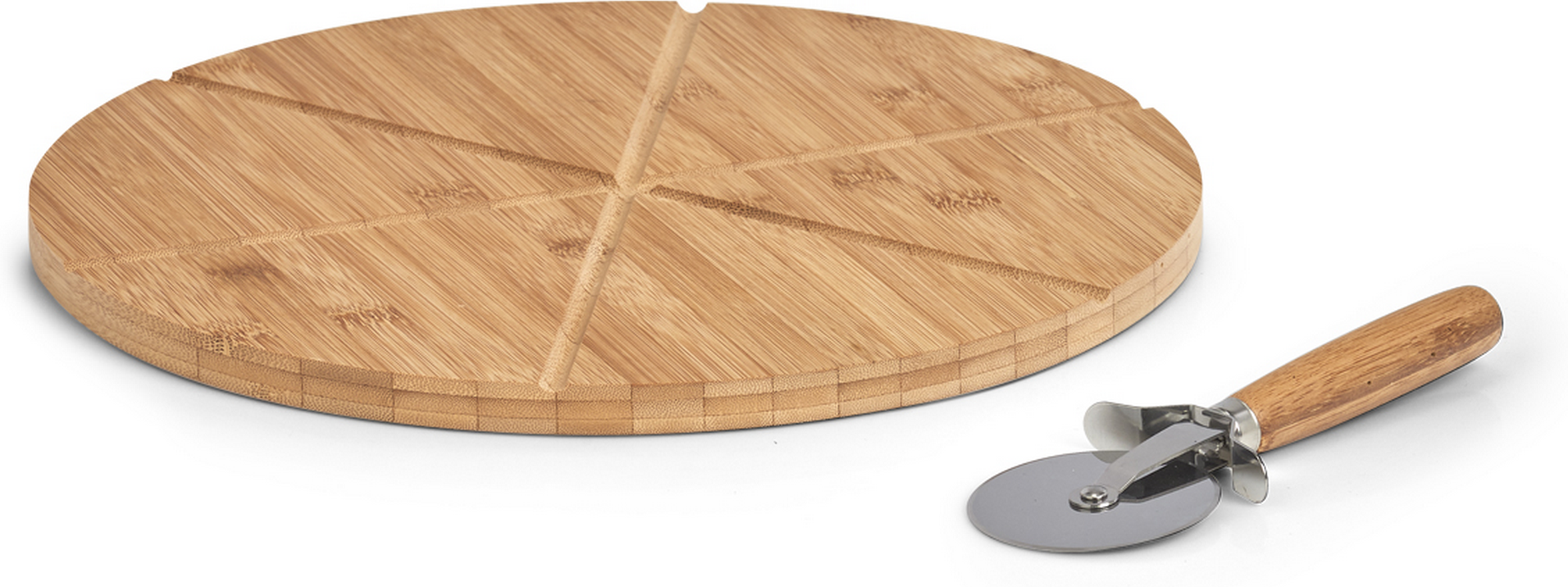 Zeller Pizza-Set naturfarben Ø 32 x 1,5 cm