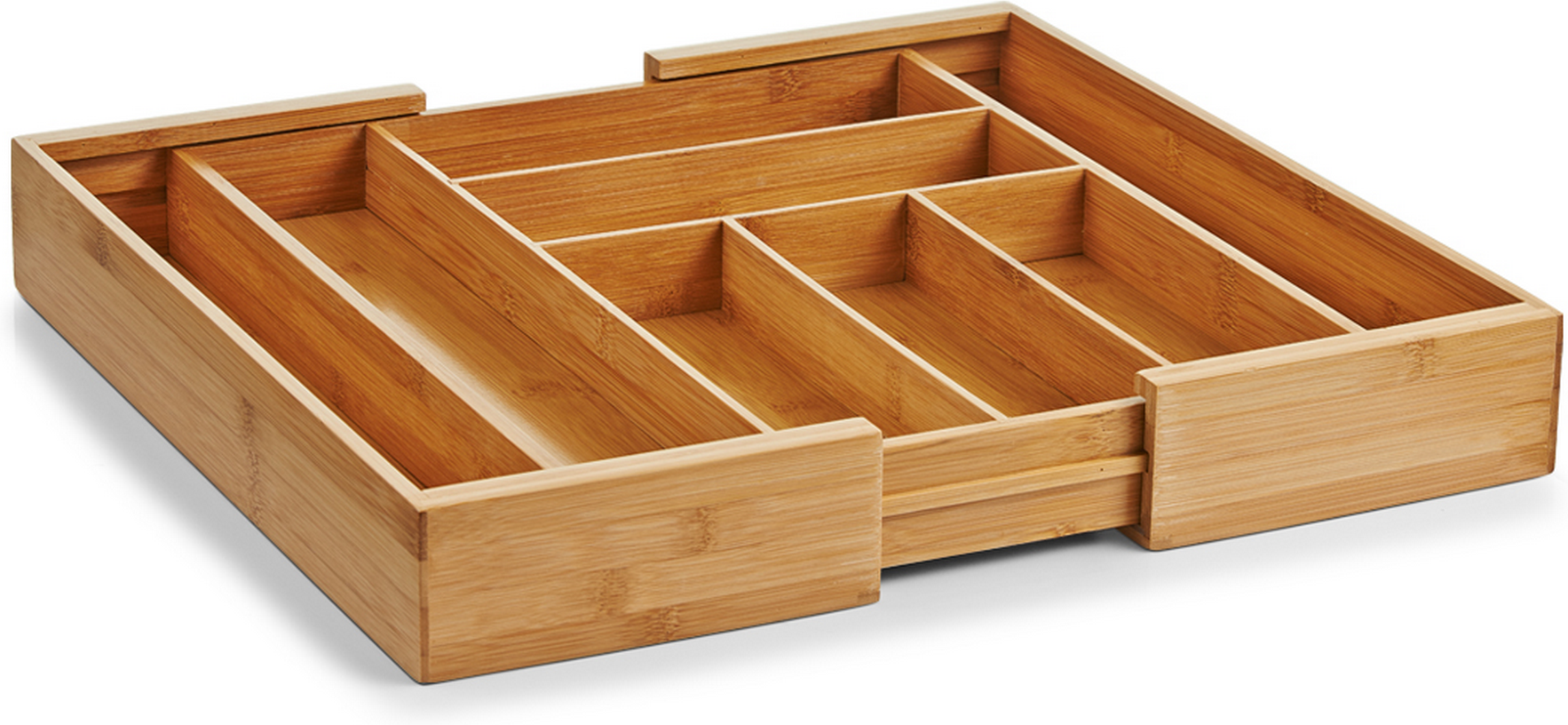 Zeller Besteckkasten naturfarben 43 x 6,5 x 35 cm