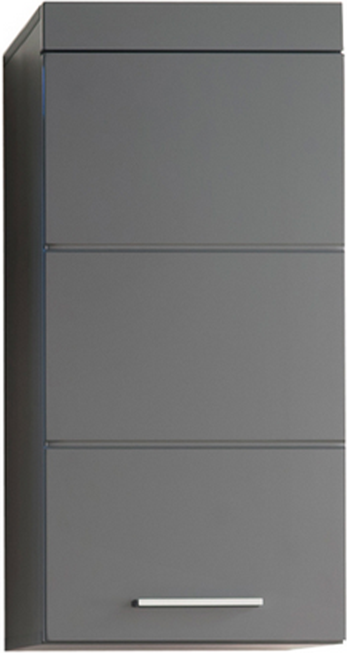 Trendteam Hängeschrank 'Amanda' grau glänzend 37 x 77 x 23 cm