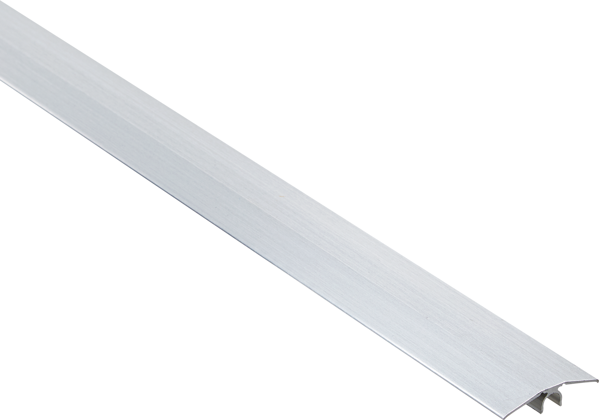 alfer Übergangsprofil 'clipstech®' Aluminium silber 1000 x 46 mm