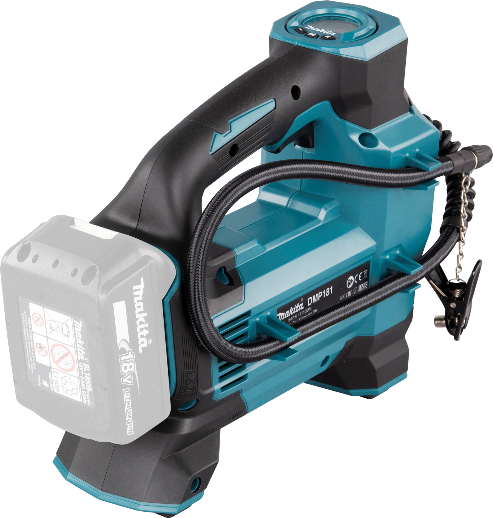 Makita Akku-Kompressor 'DMP181Z' 18 V 11,1 bar 22 l/min, ohne Akku