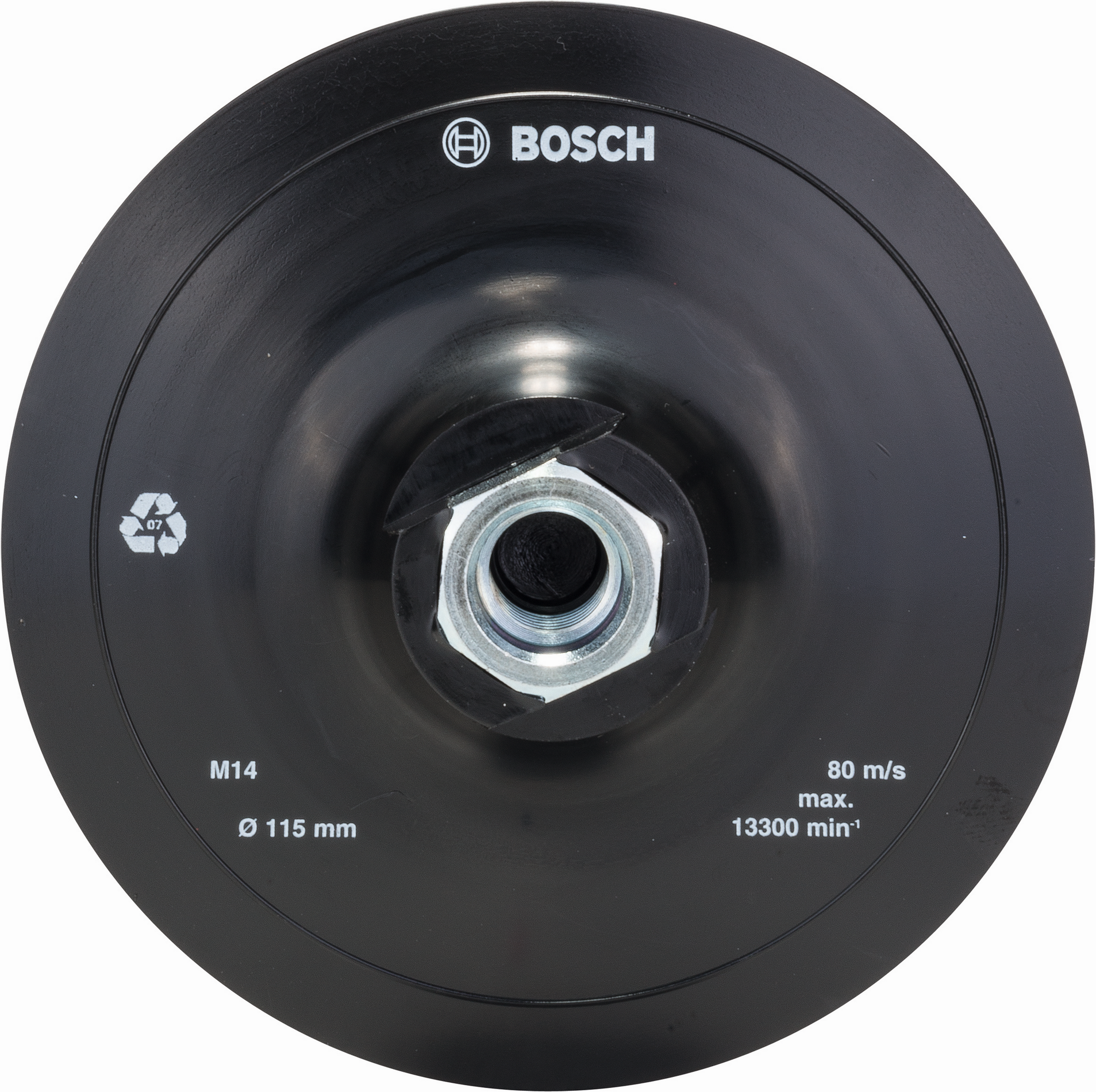 Bosch Gummischleifteller für Winkelschleifer 11,5 cm