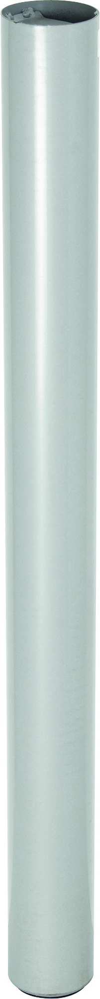 Wagner Möbelbein 'Telescope ST 1863' Industriestahl aluminiumfarben ausziehbar Ø 60 x 700 - 1070 mm