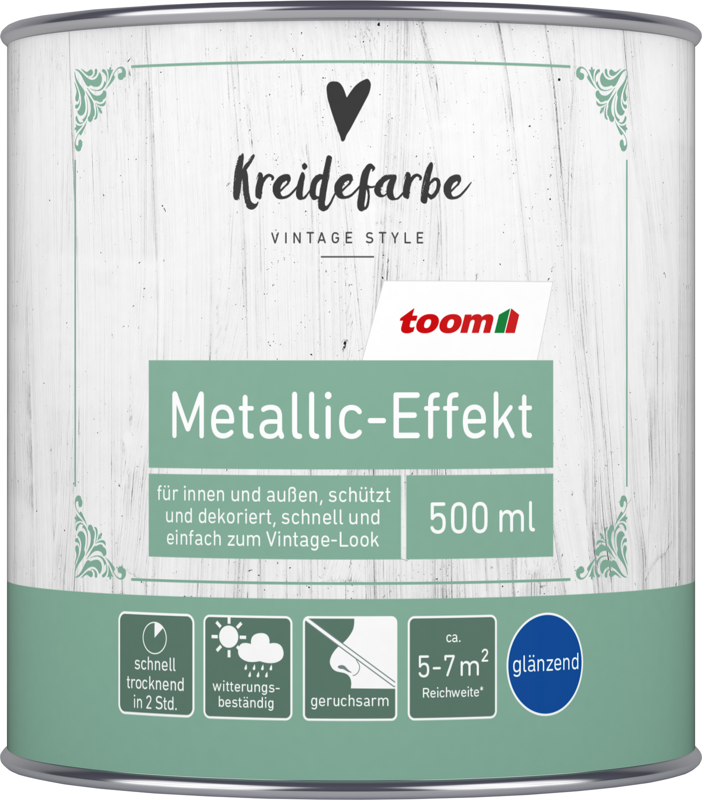 Thumbnail - toom Kreidefarbe-Effekt-Lack kupferfarben glänzend 500 ml