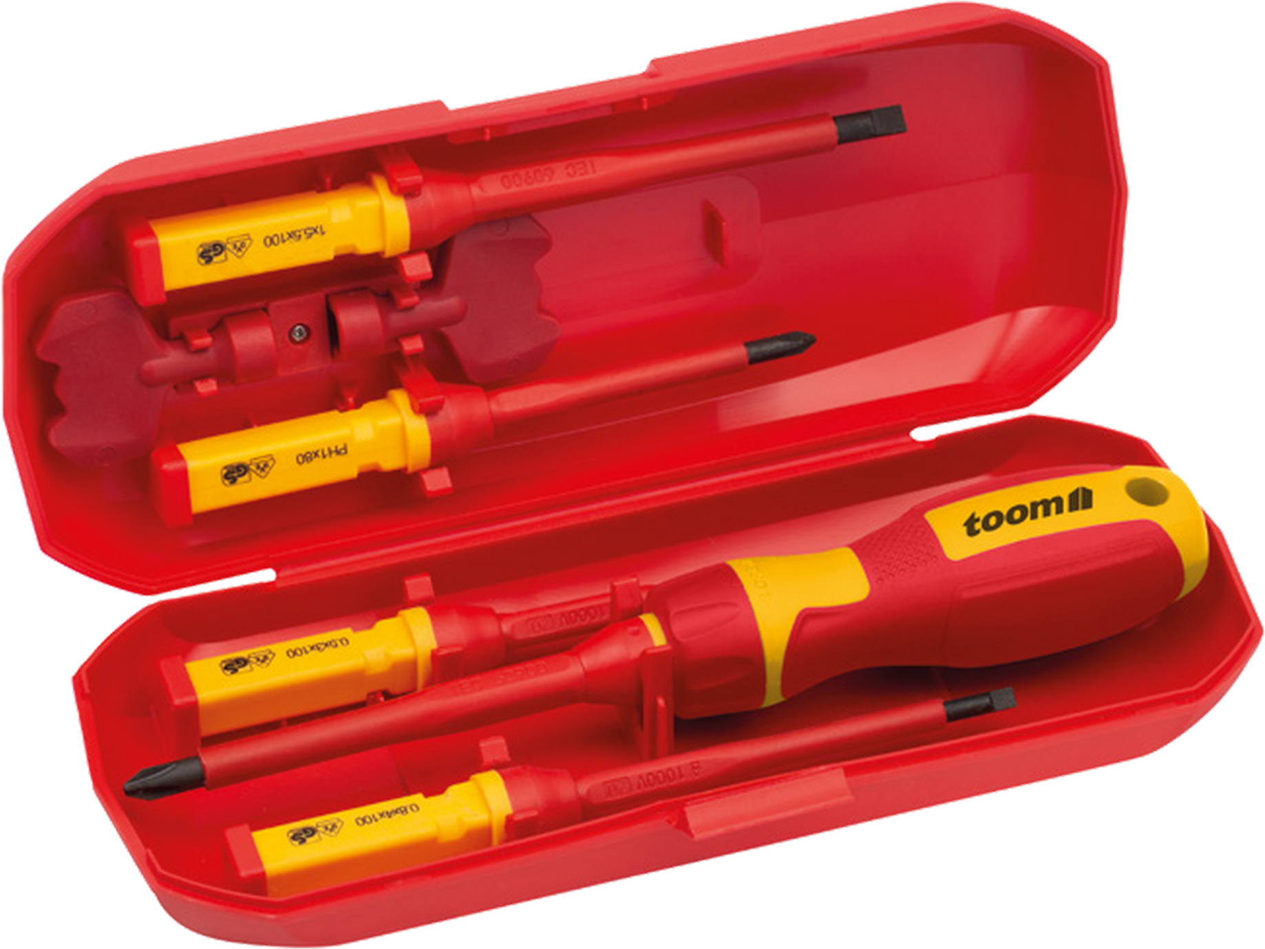 toom VDE-Schraubendreher-Satz, 7-teilig