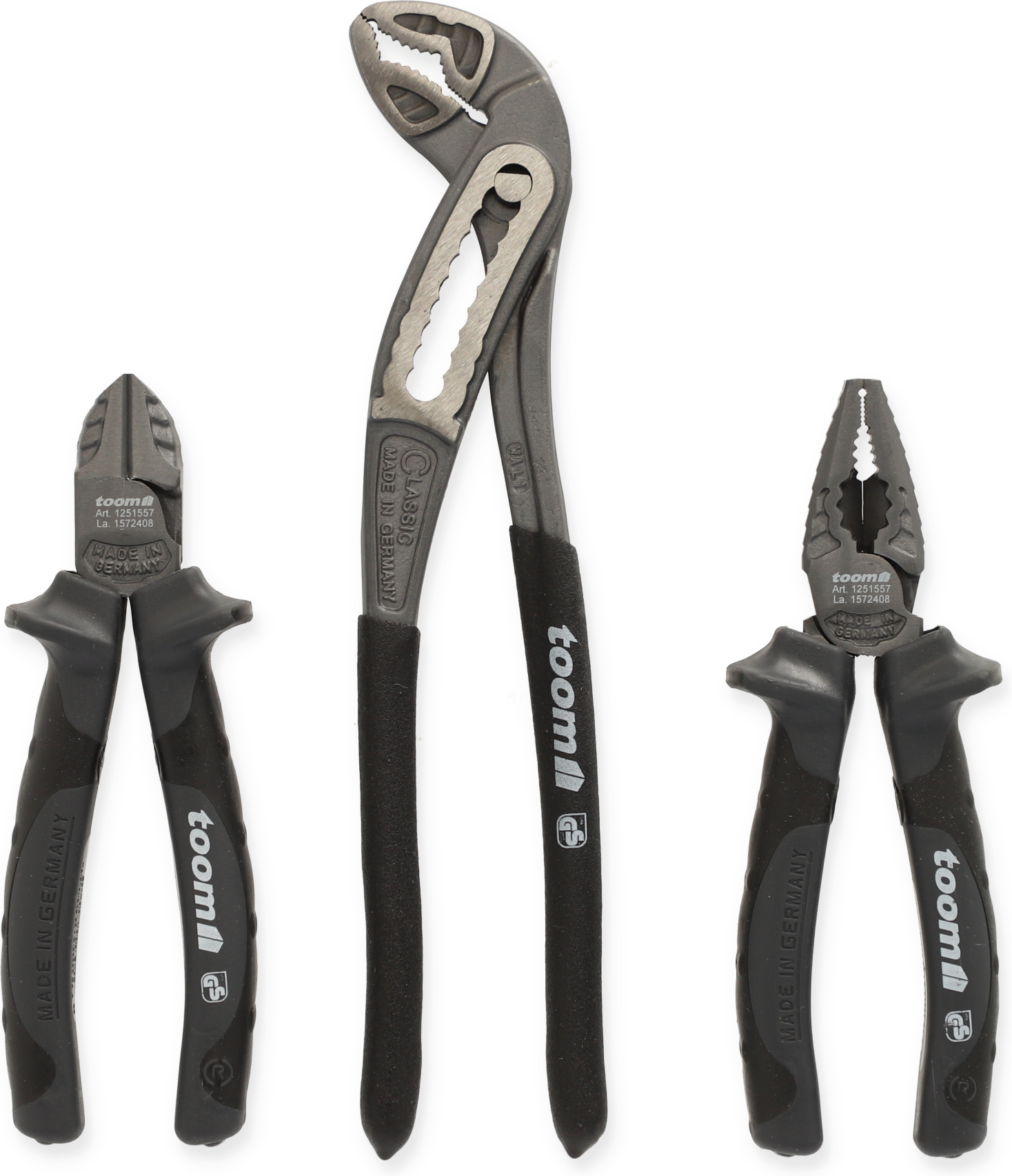 toom Zangen-Set 3-teilig