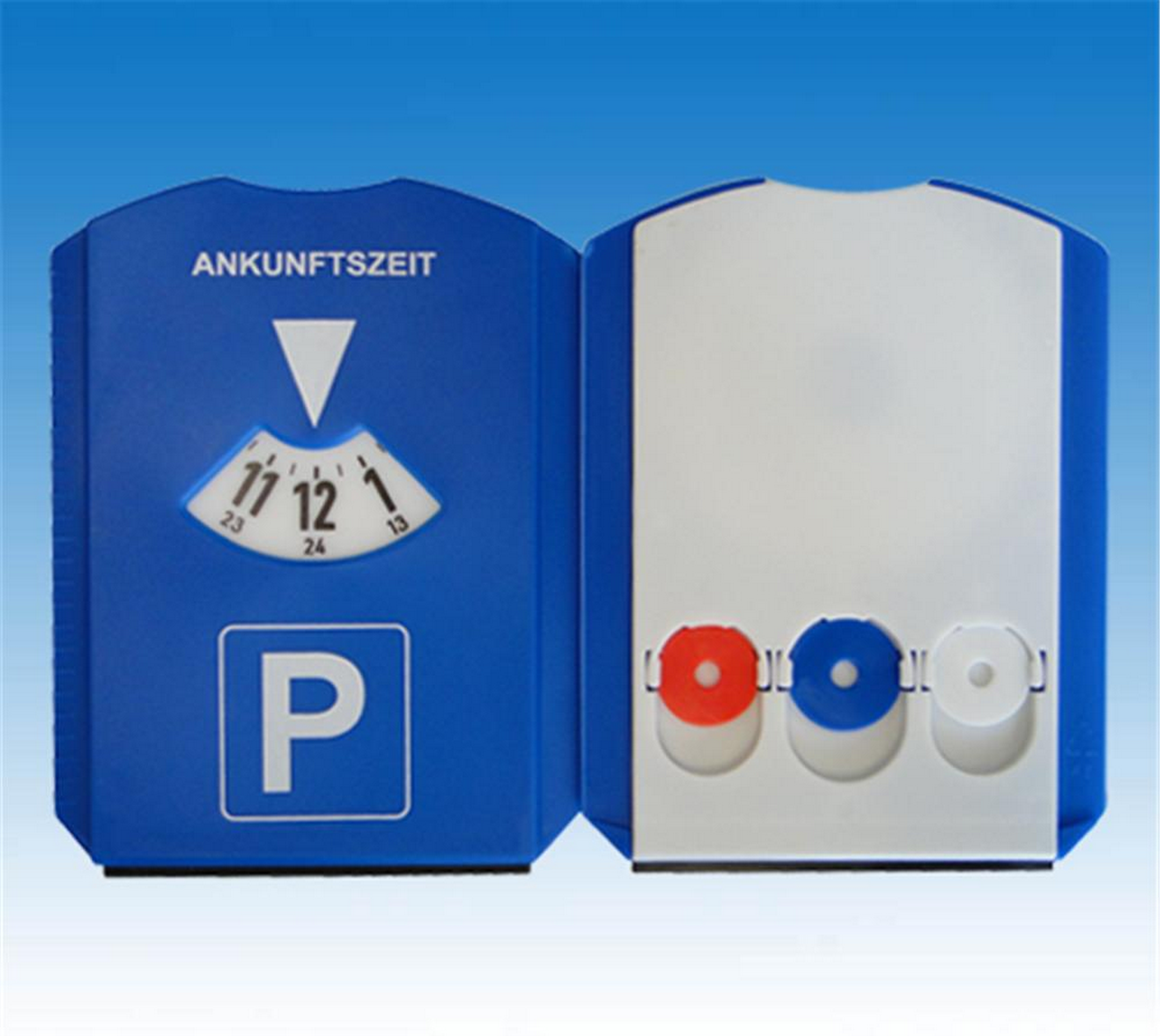 UniTec Parkscheibe mit Eiskratzer + Einkaufchips