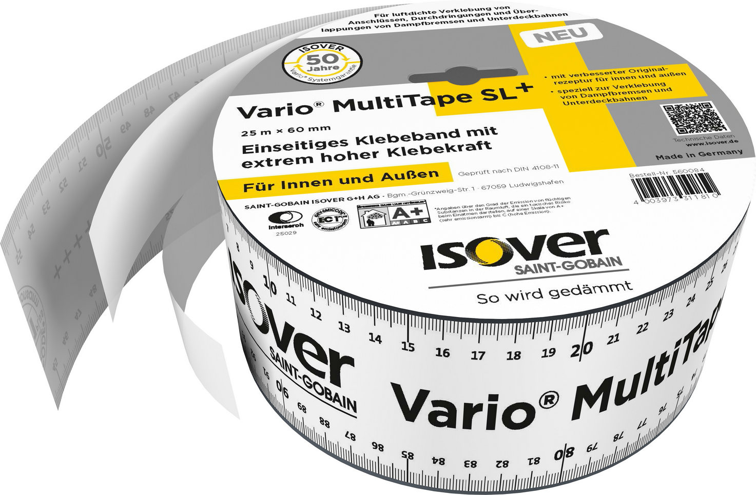 Isover Klebeband 'Vario MultiTape SL +' 2500 x 6 cm