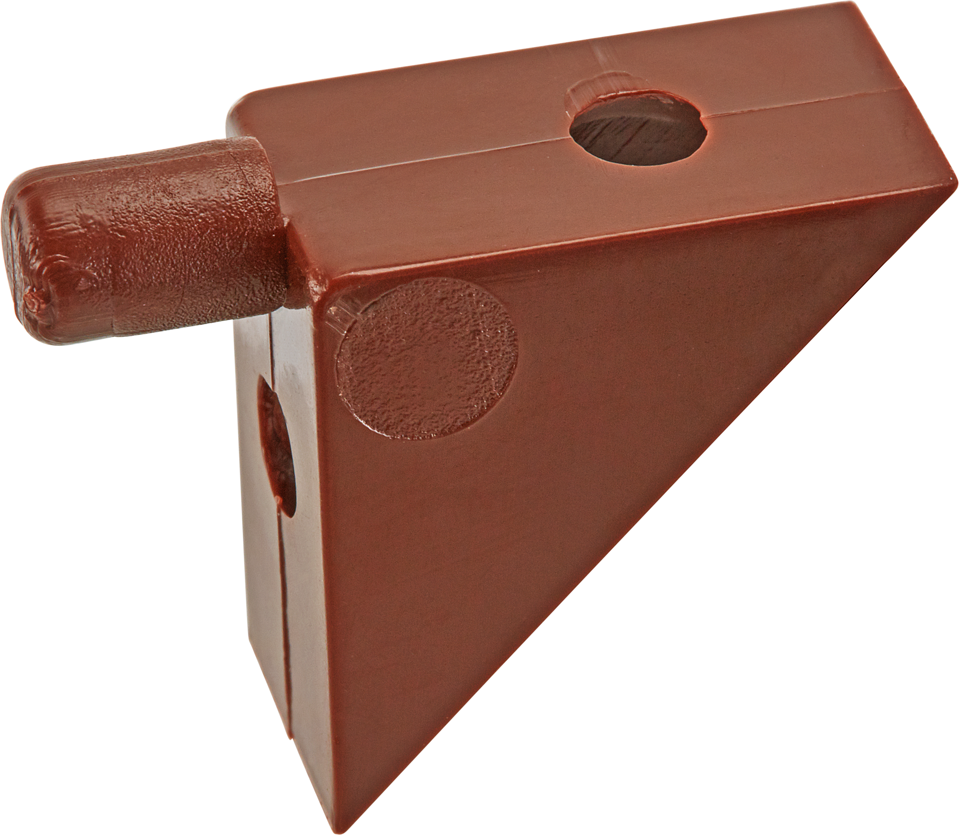 Suki Bodenträger Kunststoff spitz braun Ø 5 mm