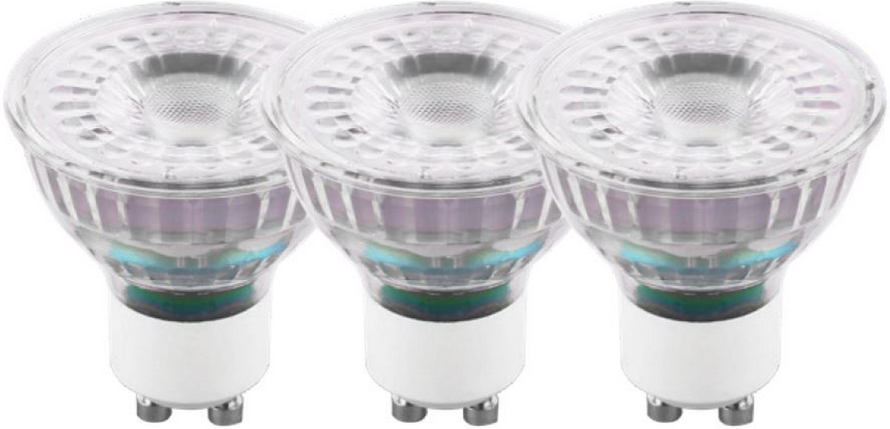 LED-Reflektor-Lampe 3 W GU10 warmweiß 250 lm 3 Stück