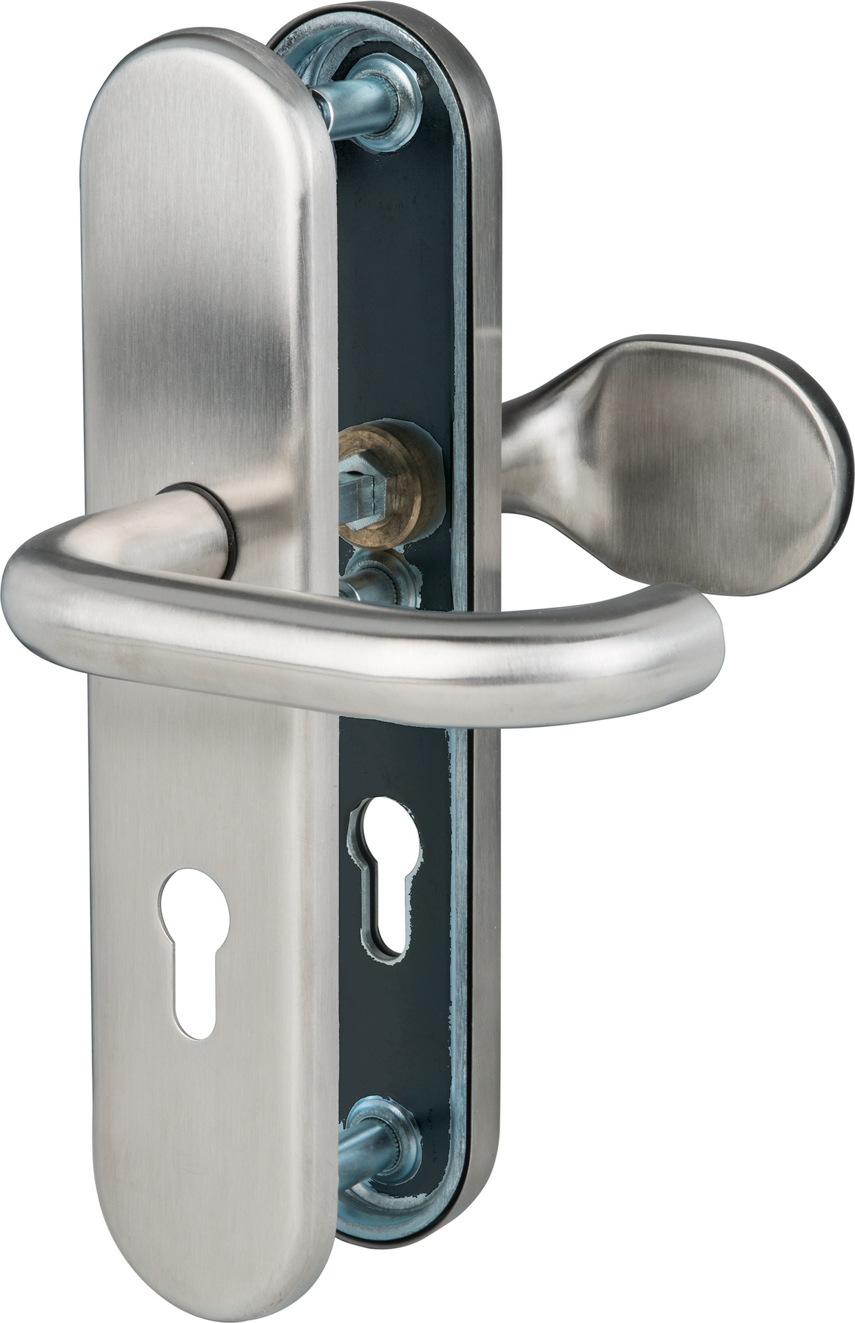 Alpertec Sicherheitsgarnitur 'Toronto' Edelstahl 92 mm