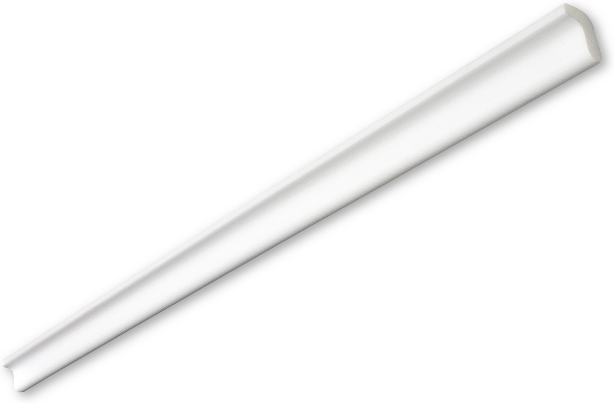 DECOSA® Zierprofil 'Tanja' weiß 150 x 2 x 2,5 cm 4 Stück