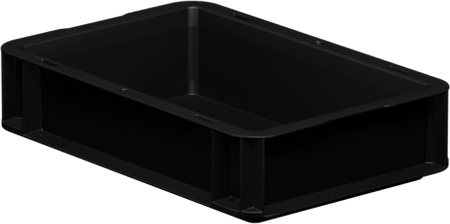 Surplus Systems Eurobox 'B' geschlossen schwarz 30 x 20 x 7 cm 2,9 l